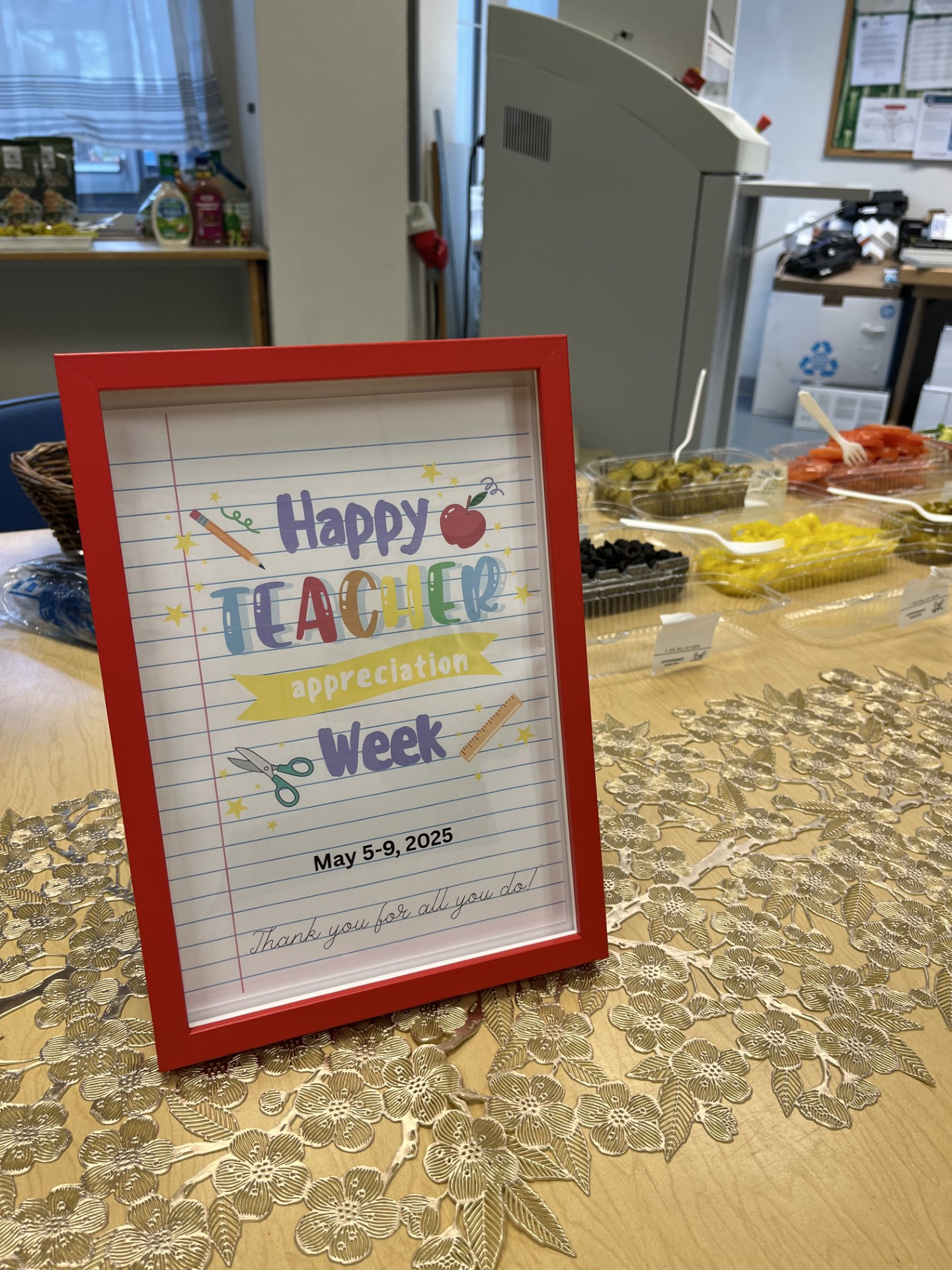 Teacher Appreciation Week Food